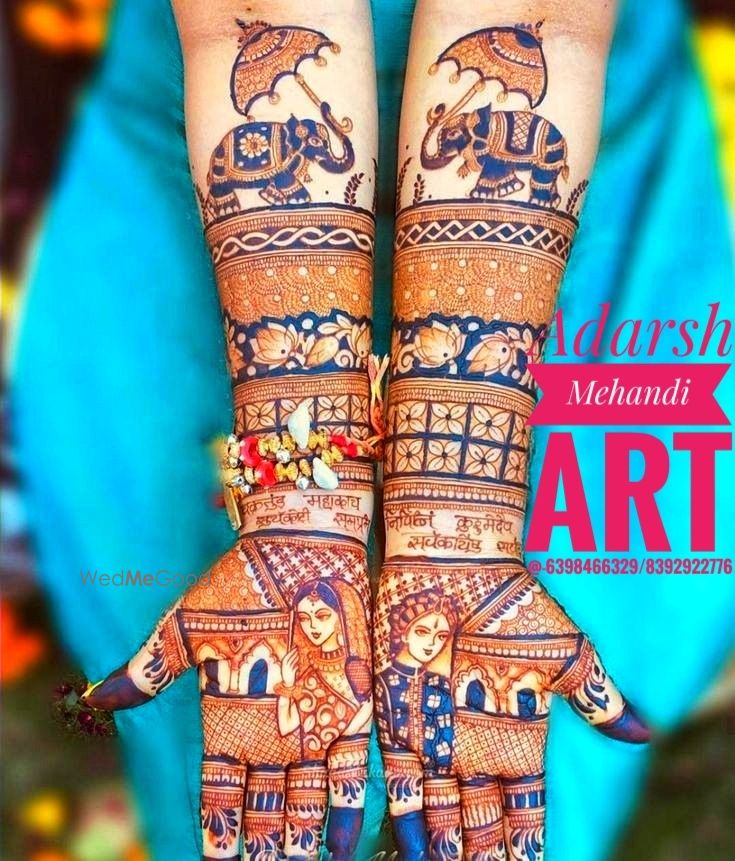 Photo From Hyderabad stylish Mehandi artists - By Adarsh Mehandi Art