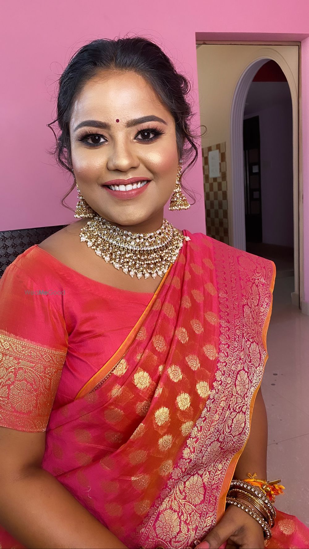 Photo From ashirwad ceremony and engagement makeup - By Makeover by Vaishali