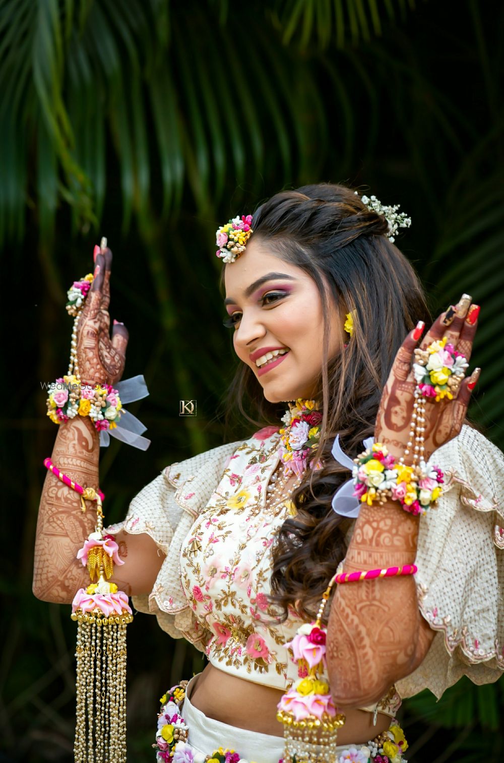 Photo From Mehendi/Haldi/Pooja - By Divya Kukreja Makeup and Hair