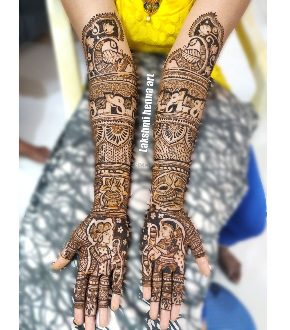 Photo From Mehendi with Elephant - By Lakshmi Henna Art