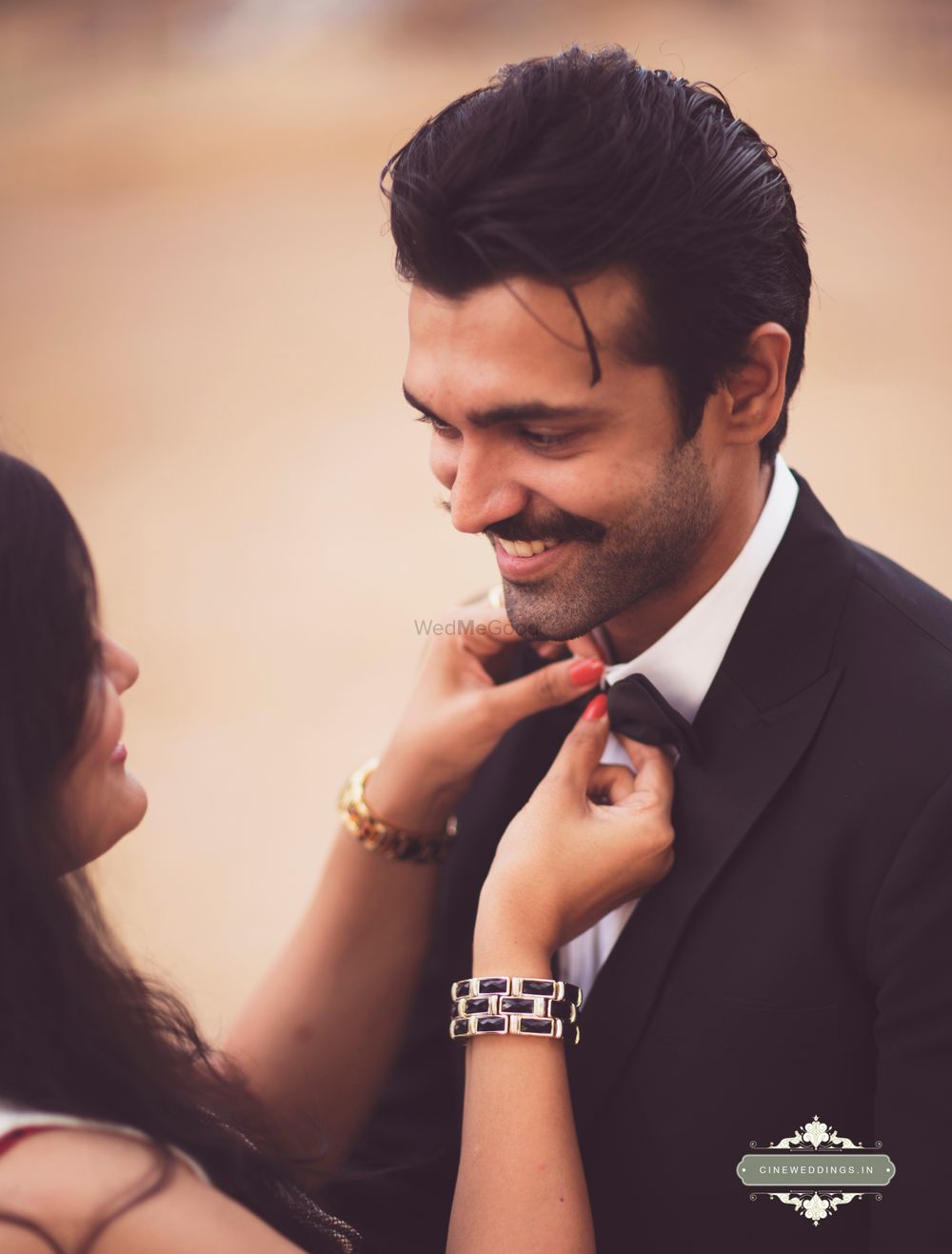 Photo of black tuxedo outfit for groom to be