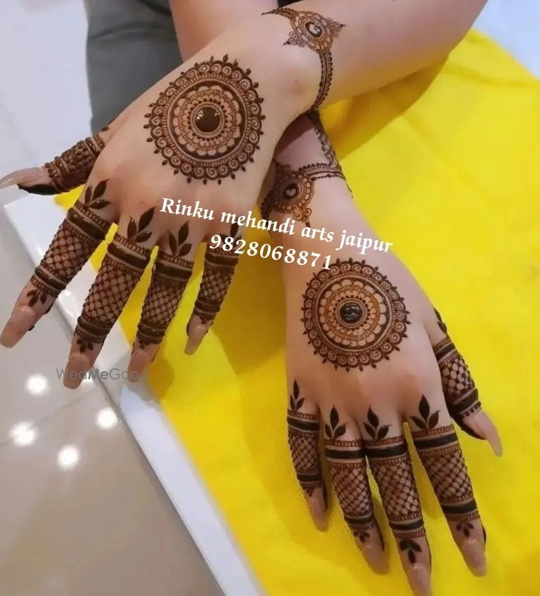 Photo From Indian Mehandi design Bharwa - By Rinku Mehandi Arts Jaipur