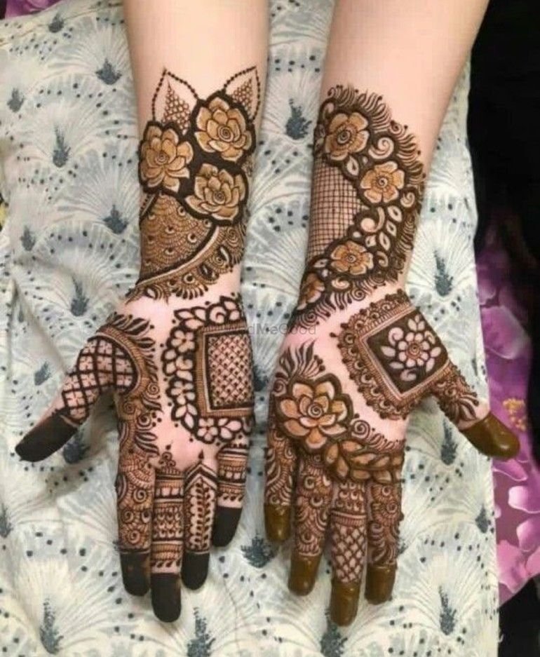 Photo From Indian Mehandi design Bharwa - By Rinku Mehandi Arts Jaipur