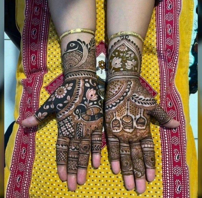 Photo From Indian Mehandi design Bharwa - By Rinku Mehandi Arts Jaipur