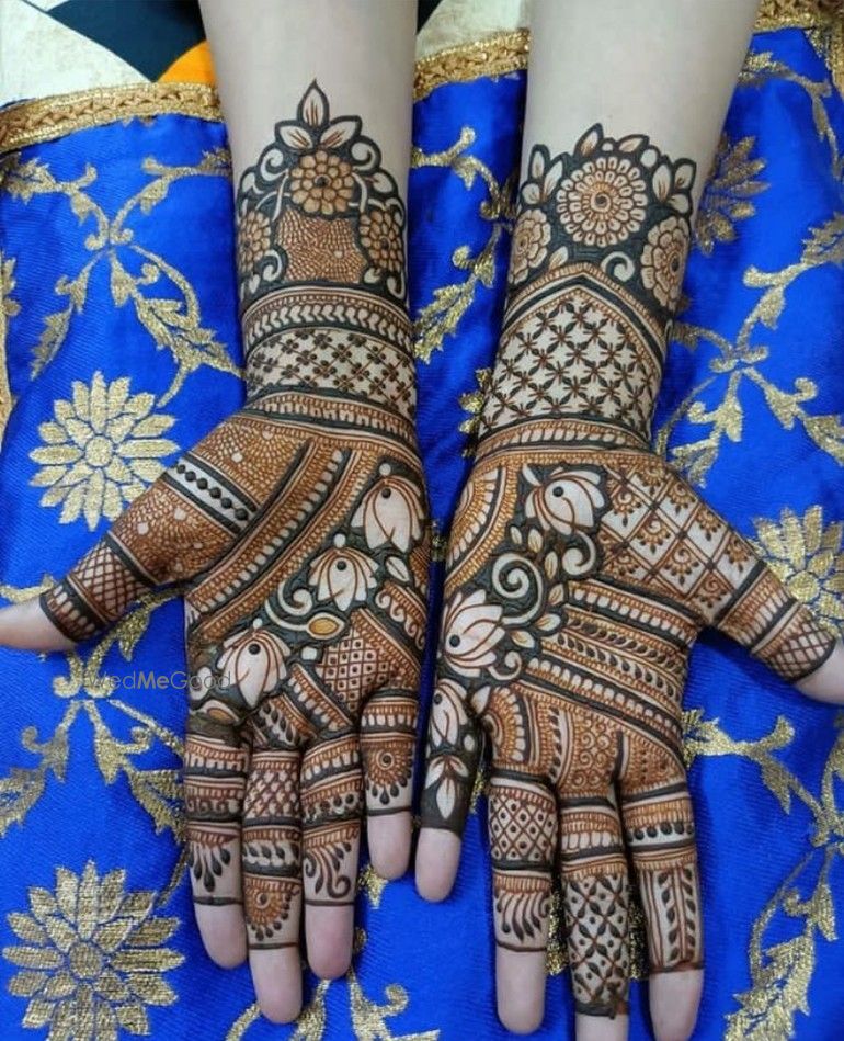 Photo From Indian Mehandi design Bharwa - By Rinku Mehandi Arts Jaipur