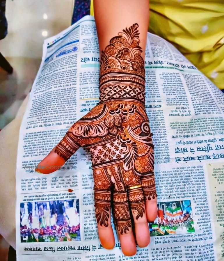 Photo From Indian Mehandi design Bharwa - By Rinku Mehandi Arts Jaipur
