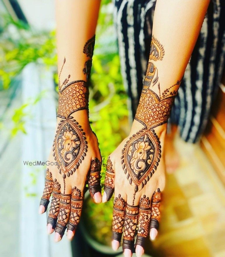 Photo From Indian Mehandi design Bharwa - By Rinku Mehandi Arts Jaipur