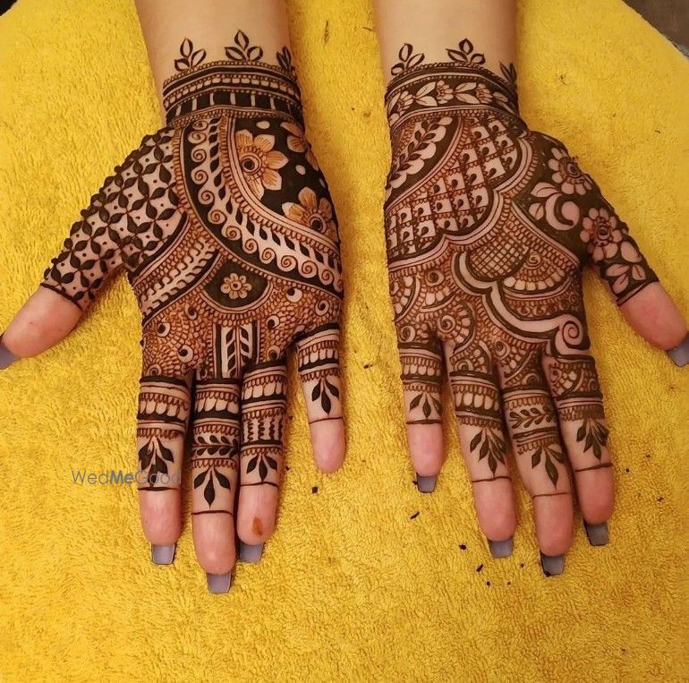 Photo From Indian Mehandi design Bharwa - By Rinku Mehandi Arts Jaipur