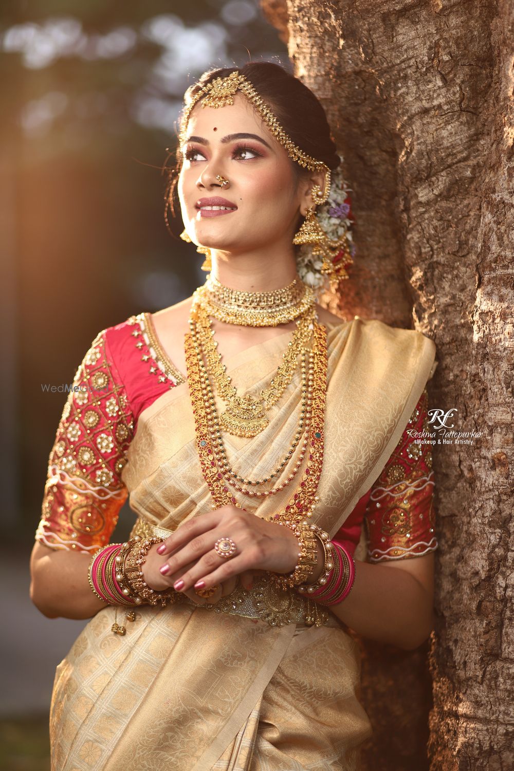 Photo From South Indian Bridal Look - By Pearl Beauty Salon