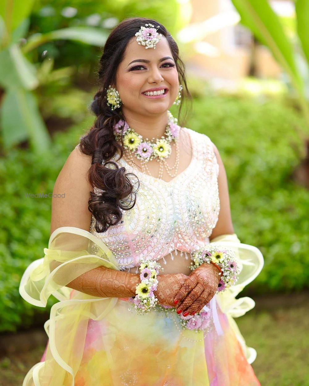 Photo From Haldi Function with Floral Jewelry - By Reshma Fattepurkar Makeup Artist