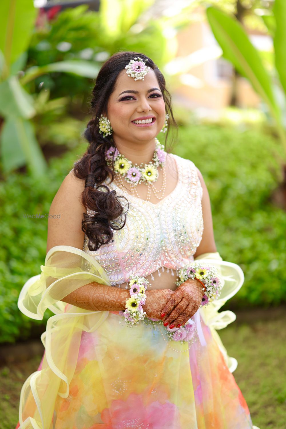 Photo From Haldi Function with Floral Jewelry - By Reshma Fattepurkar Makeup Artist