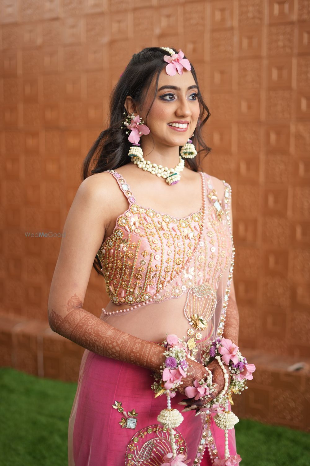 Photo From Haldi Function with Floral Jewelry - By Reshma Fattepurkar Makeup Artist