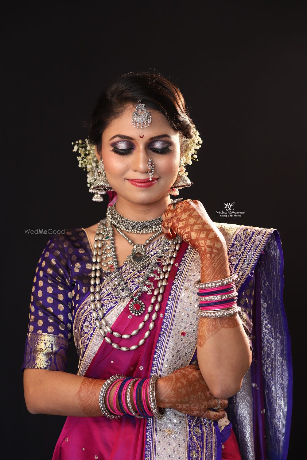 Photo From Nauvari saree look - By Reshma Fattepurkar Makeup Artist