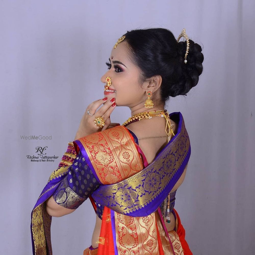 Photo From Maharashtrian Nauvari Look - By Pearl Beauty Salon
