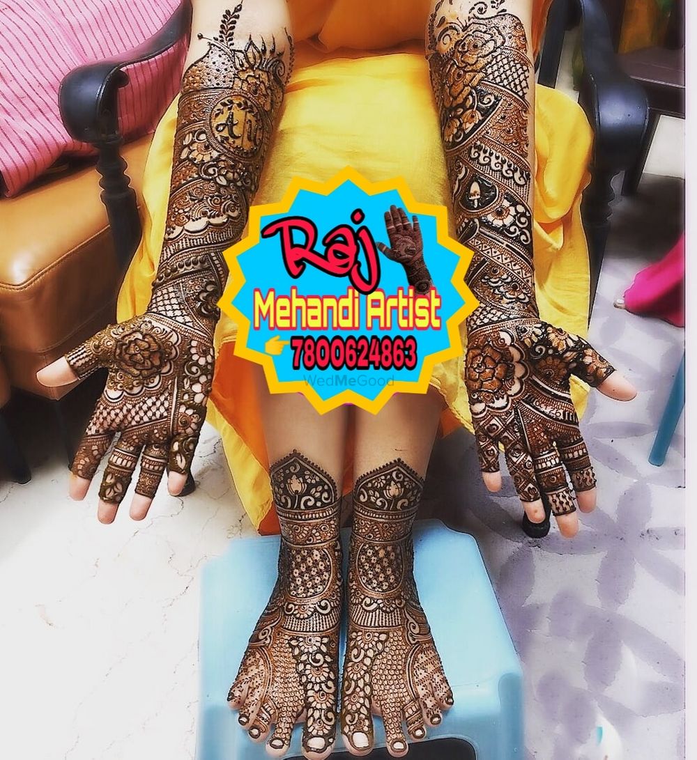 Photo From 2020 New Bridal & All Mehndi Design - By Raj Mehendi Artist