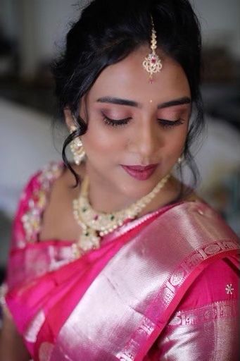 Photo From South Indian engagement makeup - By Makeover by Sonal