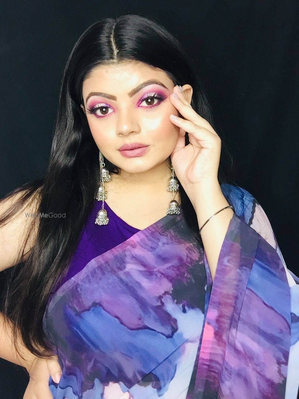 Photo From PURPLE SMOKEY HALO EYE LOOK ? - By Deepika Phutela Makeover