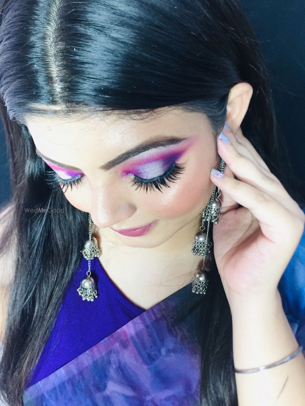 Photo From PURPLE SMOKEY HALO EYE LOOK ? - By Deepika Phutela Makeover