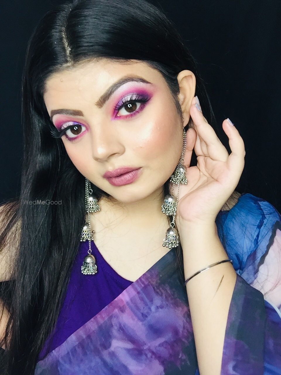 Photo From PURPLE SMOKEY HALO EYE LOOK ? - By Deepika Phutela Makeover