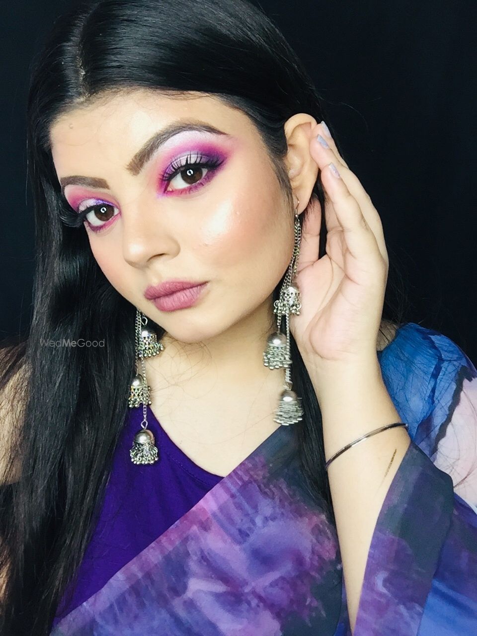 Photo From PURPLE SMOKEY HALO EYE LOOK ? - By Deepika Phutela Makeover