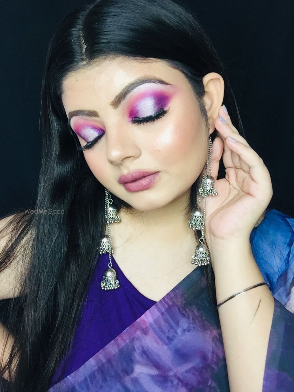 Photo From PURPLE SMOKEY HALO EYE LOOK ? - By Deepika Phutela Makeover