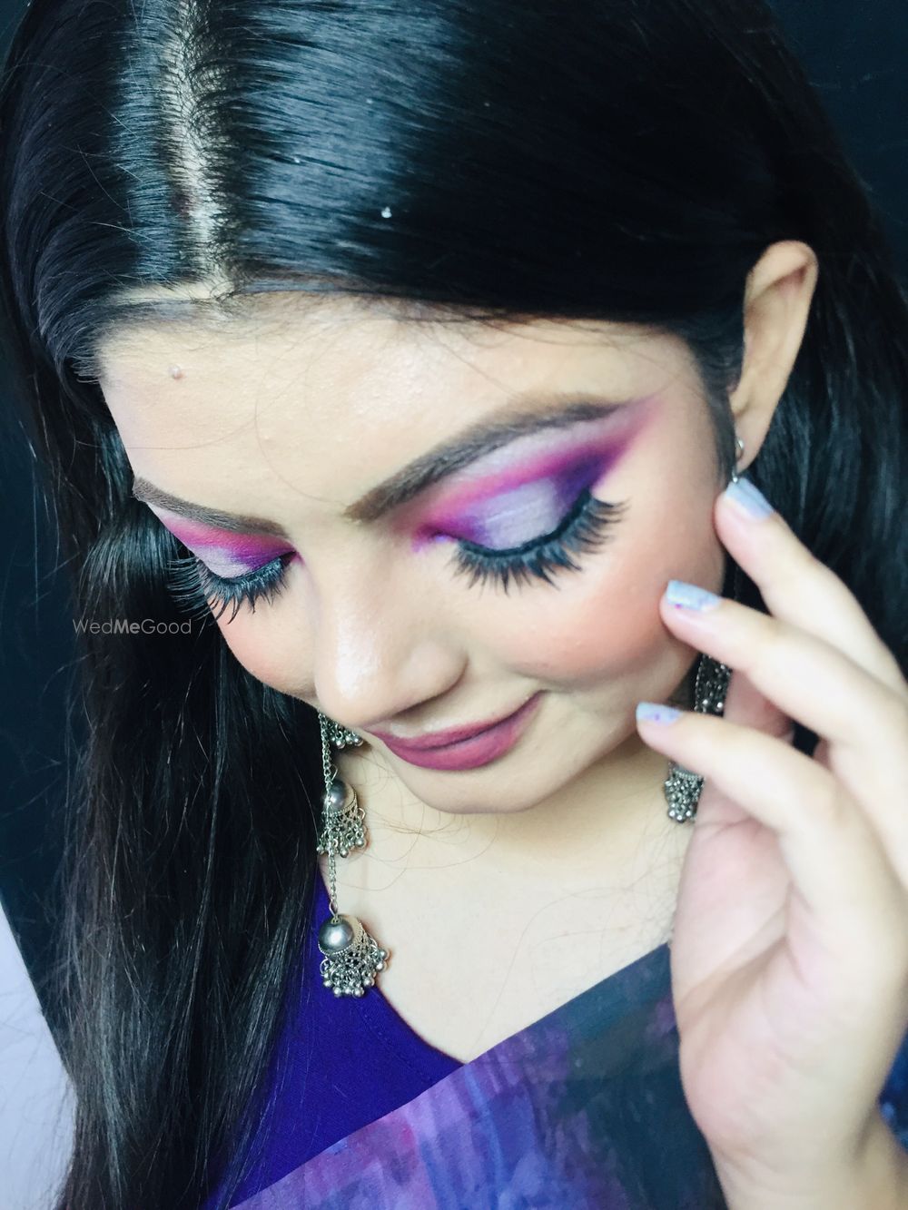 Photo From PURPLE SMOKEY HALO EYE LOOK ? - By Deepika Phutela Makeover