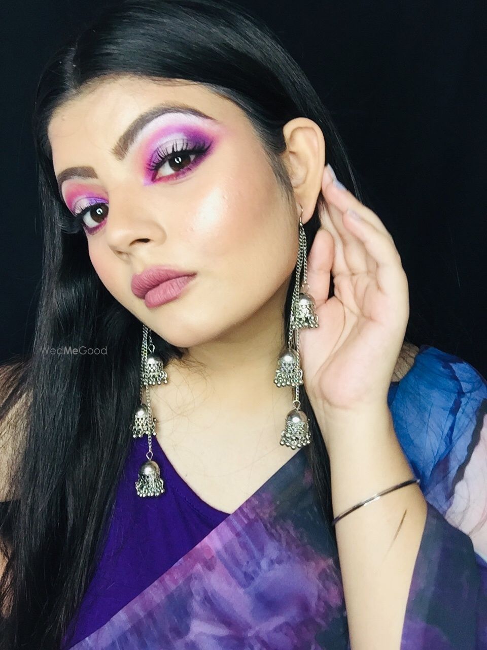 Photo From PURPLE SMOKEY HALO EYE LOOK ? - By Deepika Phutela Makeover