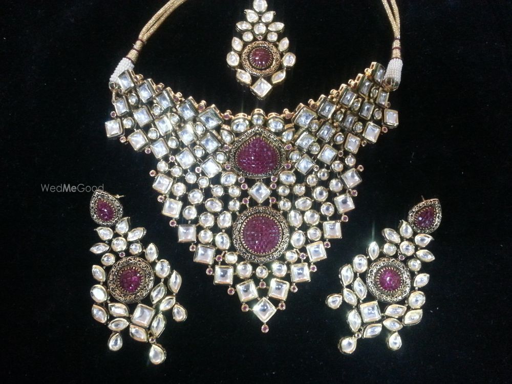 Photo From Bridal AC DC real meena kundan - By G J International 