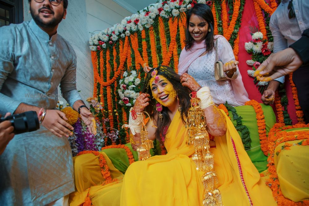 Photo From Anshul & Nikhita Haldi Ceremony - By 7thSky Productions