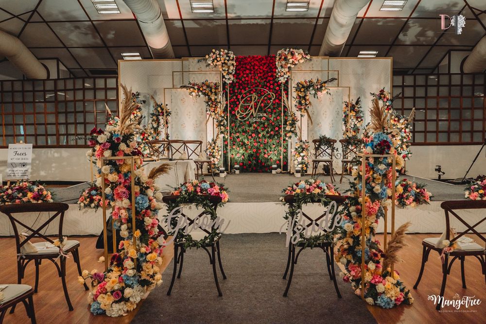 Photo of Floral decor for a church wedding
