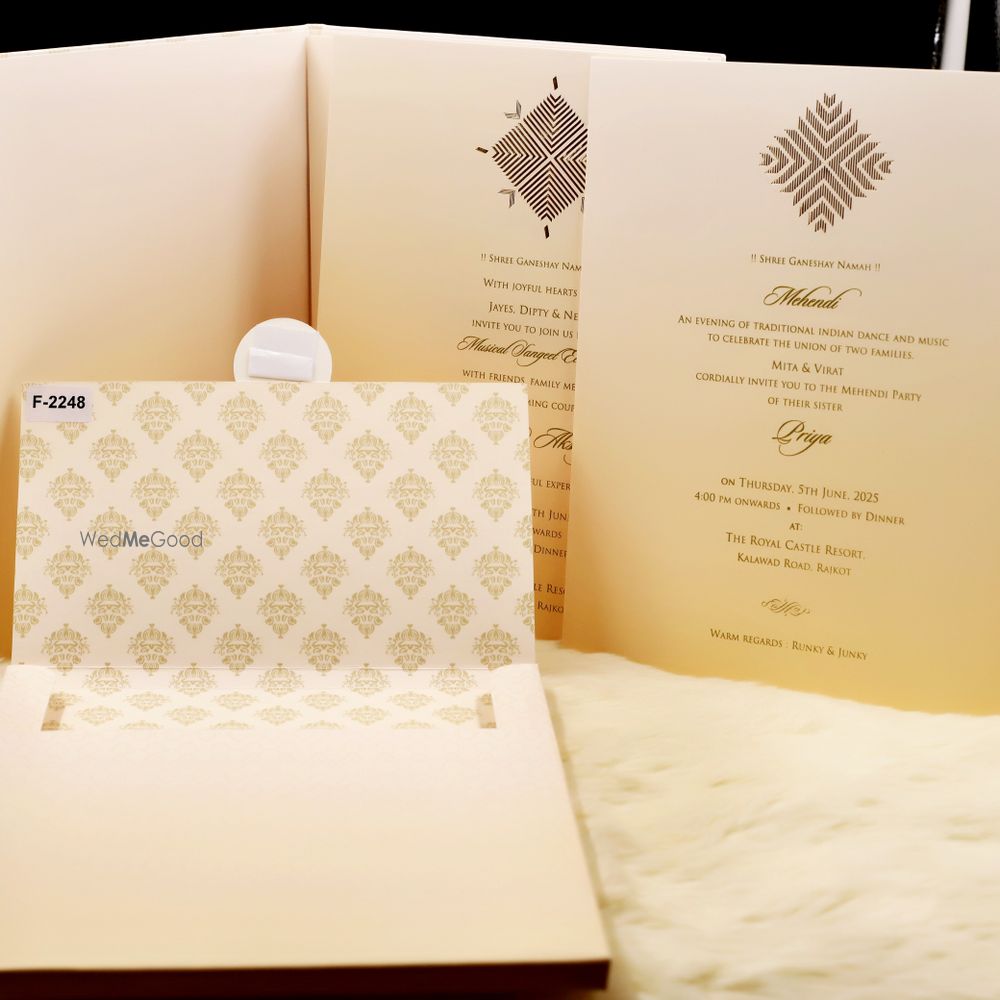 Photo From Premium cardboard invites @250 & above - By Indera Printers