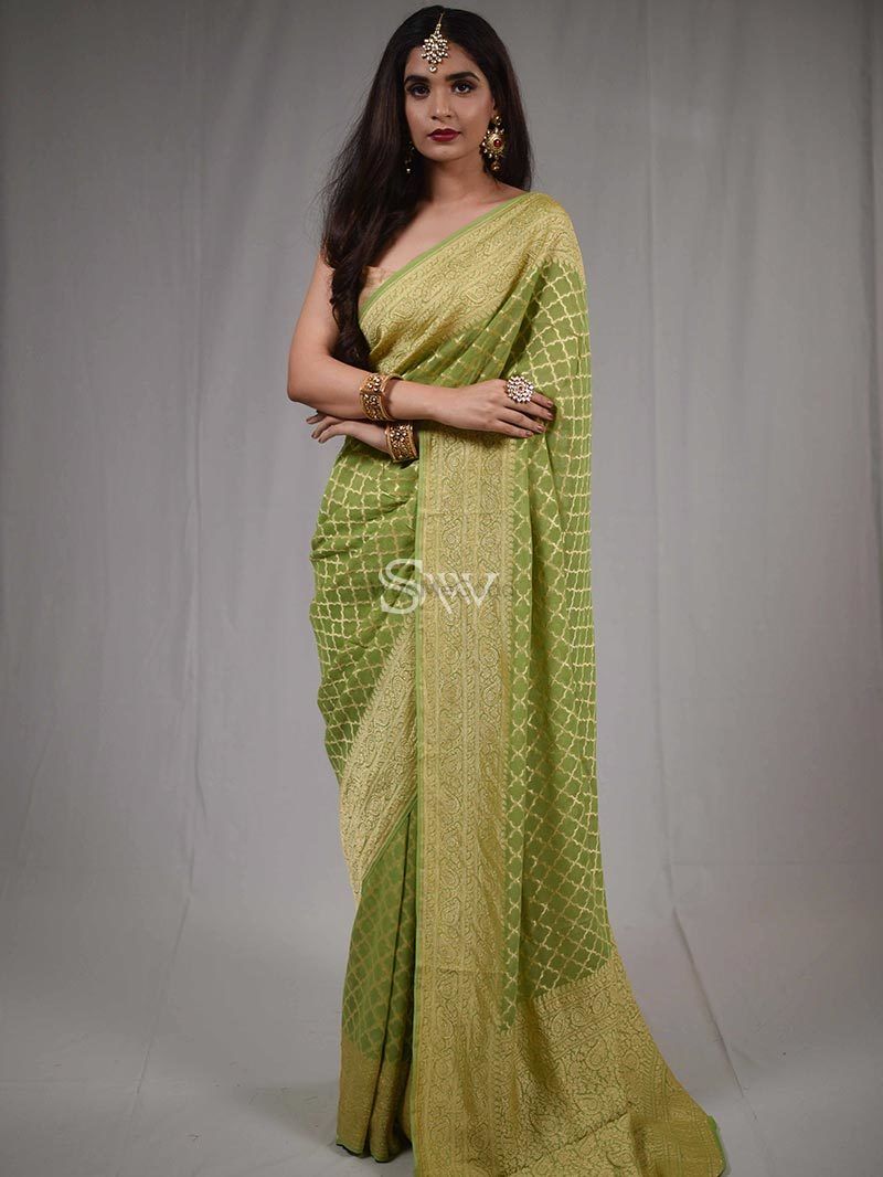 Photo From Banarasi Georgette Silk Sarees - By Sacred Weaves