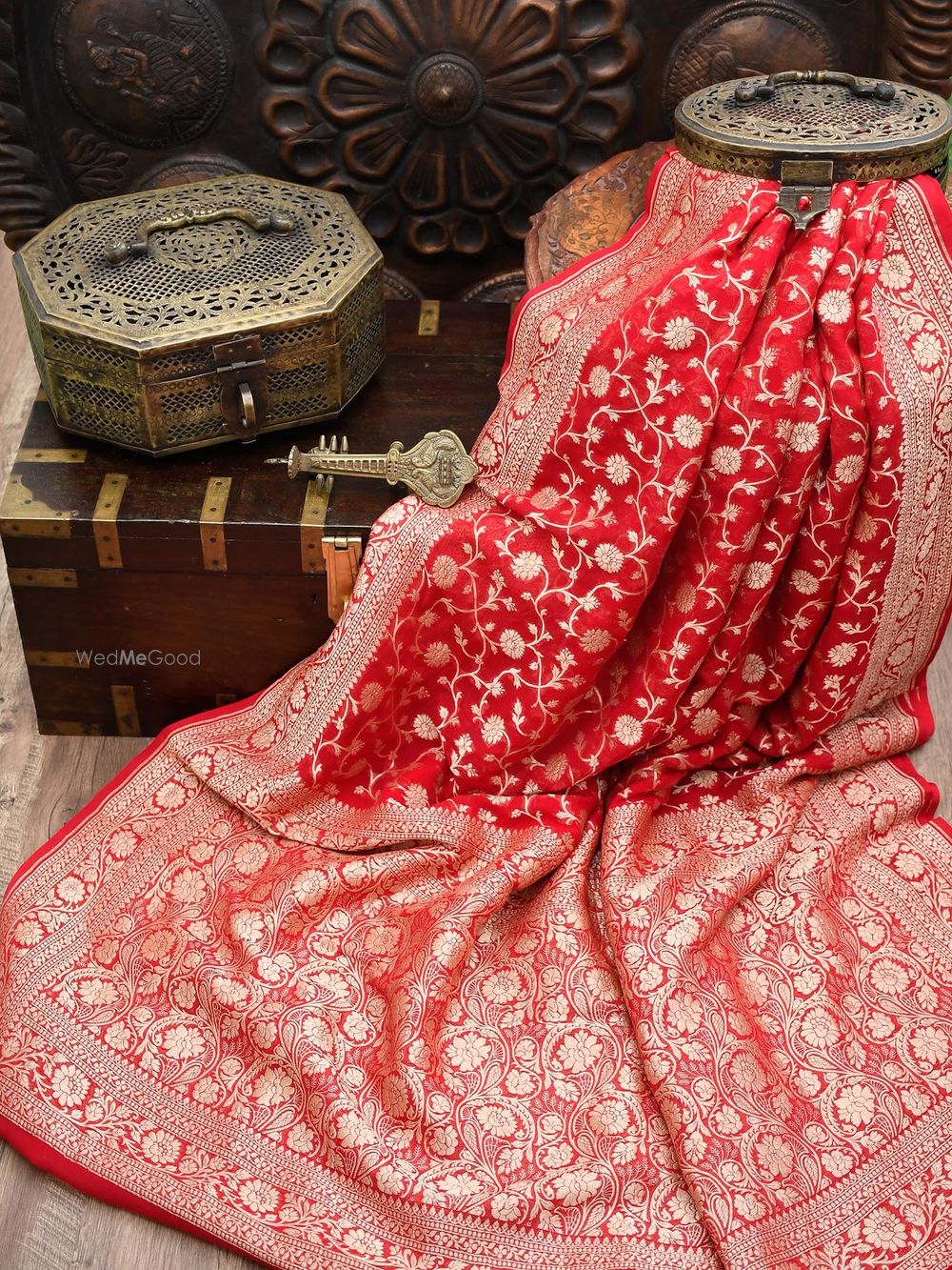 Photo From Banarasi Georgette Silk Sarees - By Sacred Weaves