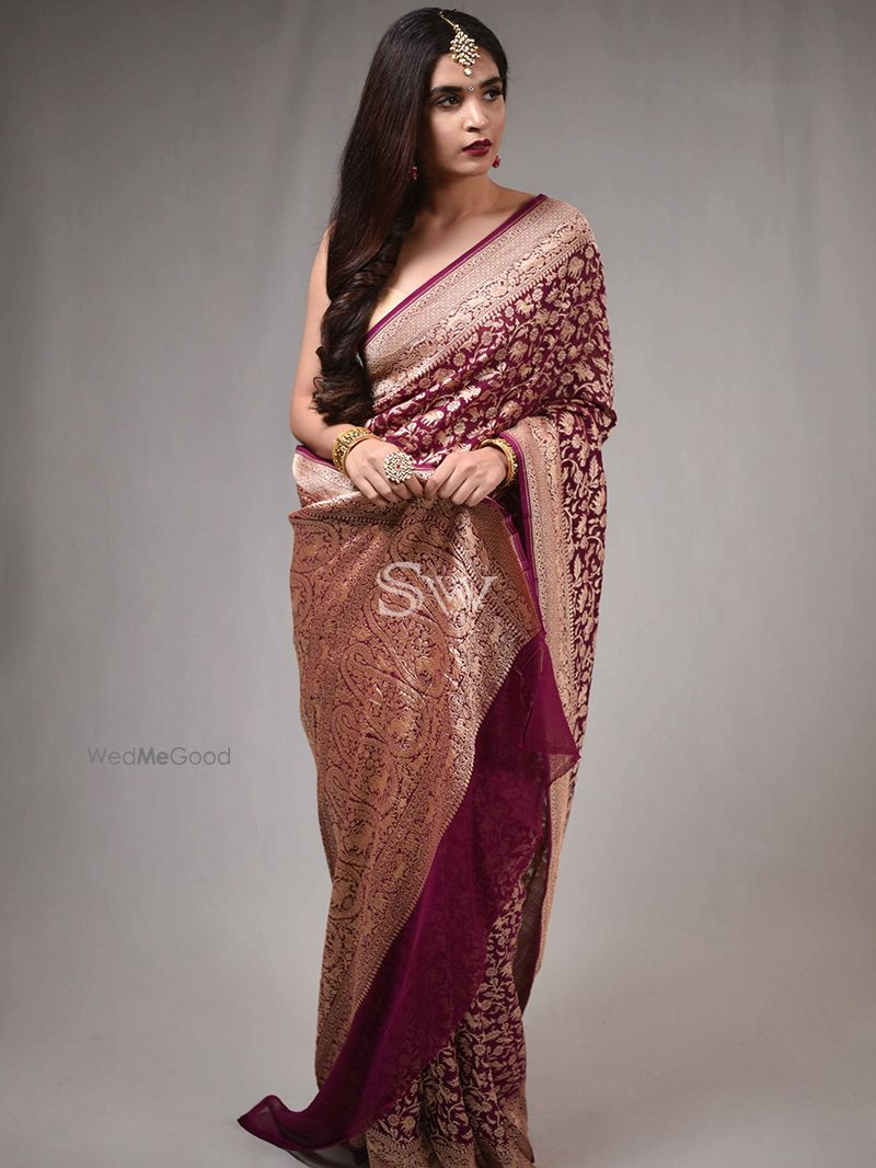 Photo From Banarasi Georgette Silk Sarees - By Sacred Weaves