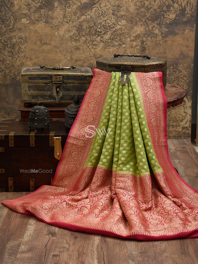 Photo From Banarasi Georgette Silk Sarees - By Sacred Weaves