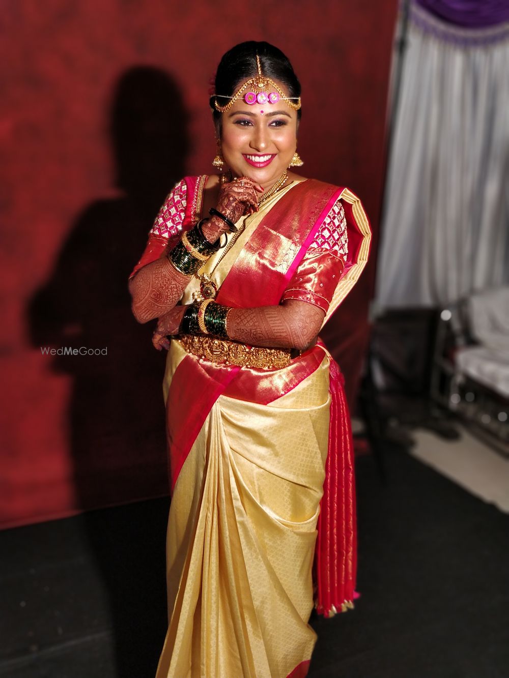 Photo From Manasa's Muhurtham Look - By Pinkbyneena