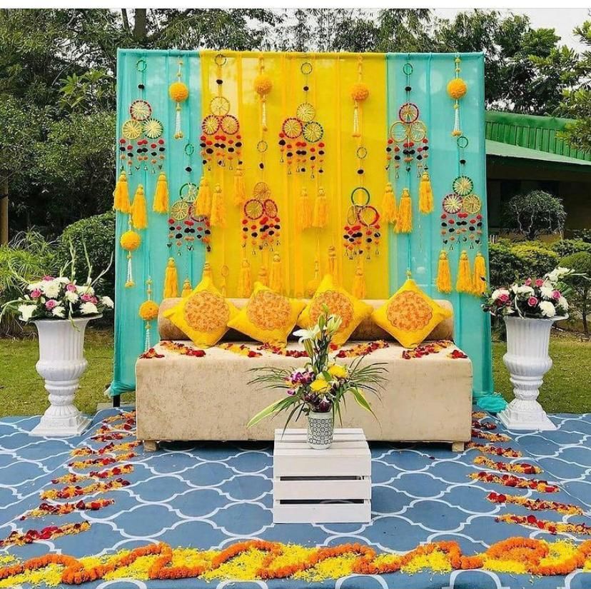 Photo From Sea green and yellow combo - By Bonjour Events