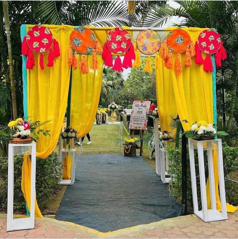 Photo From Sea green and yellow combo - By Bonjour Events