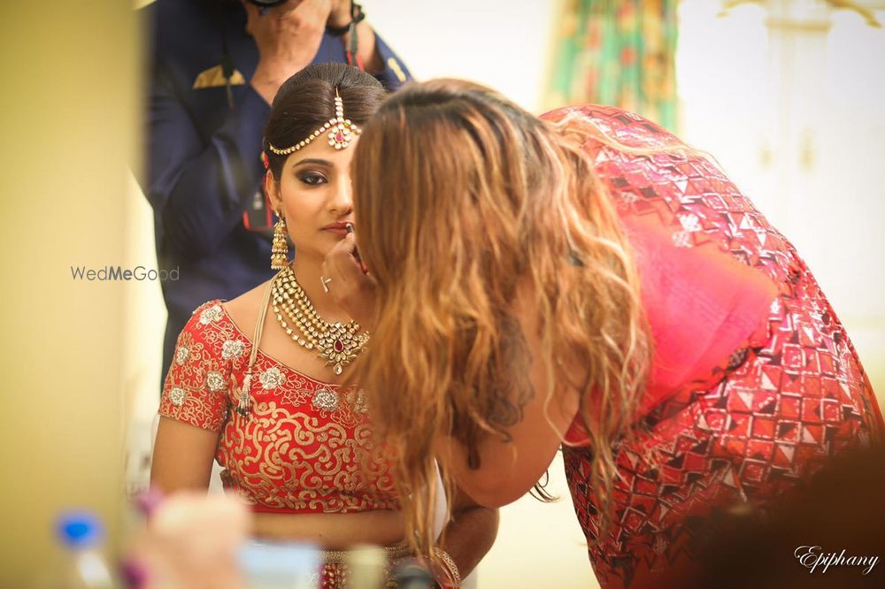 Photo From Swati Mehrotra Farm House wedding - By Sanjana Bandesha Makeup n Hair Concepts