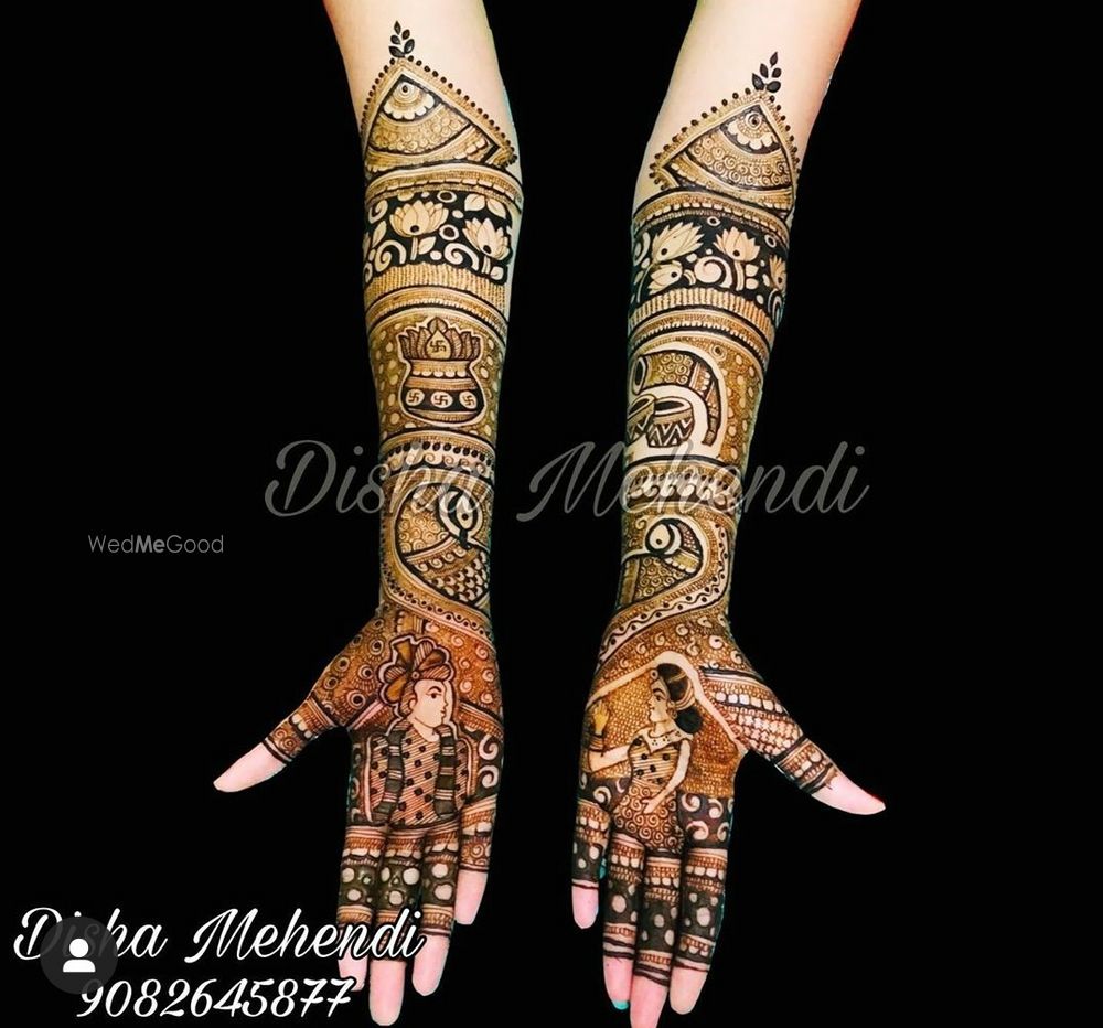 Photo From bridal mehendi - By Disha Makeovers & Mehendi Art