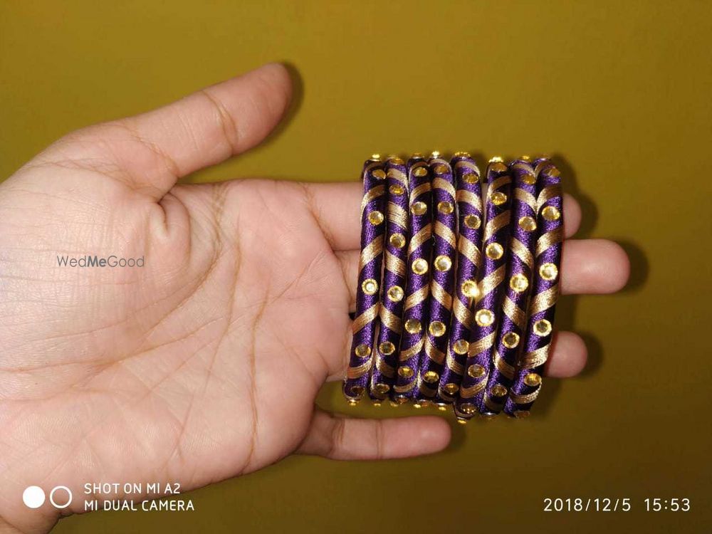 Photo From Silk Jewelry- Silk Bangles and accessories handcrafted on personalized orders - By Adorable Handicrafts Jewelry by Sushmita