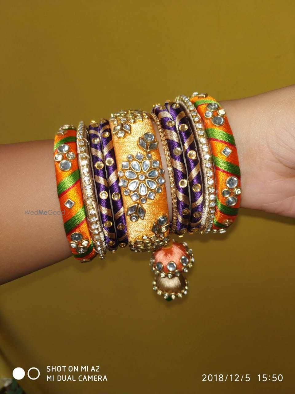 Photo From Silk Jewelry- Silk Bangles and accessories handcrafted on personalized orders - By Adorable Handicrafts Jewelry by Sushmita