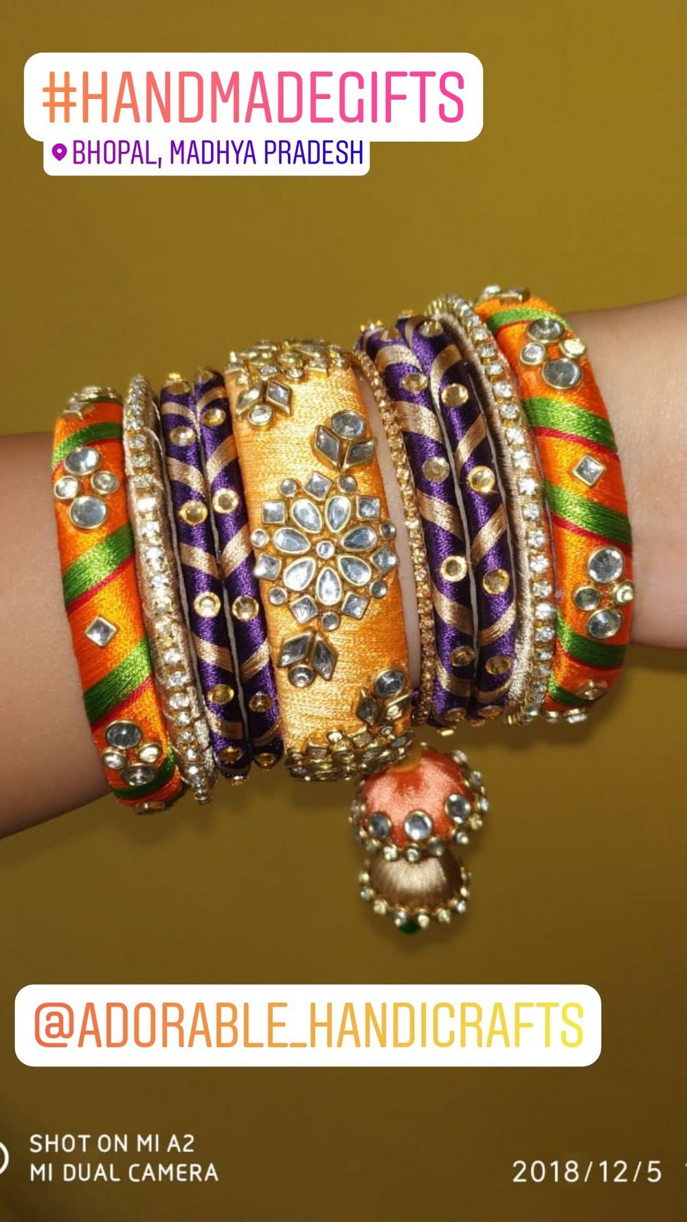 Photo From Silk Jewelry- Silk Bangles and accessories handcrafted on personalized orders - By Adorable Handicrafts Jewelry by Sushmita