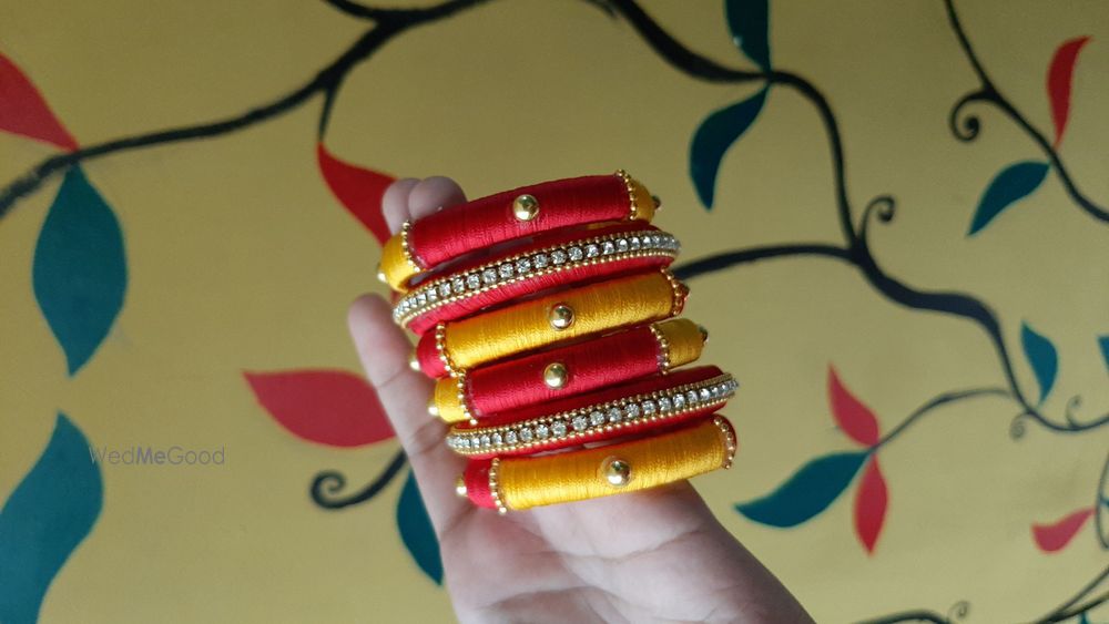 Photo From Silk Jewelry- Silk Bangles and accessories handcrafted on personalized orders - By Adorable Handicrafts Jewelry by Sushmita