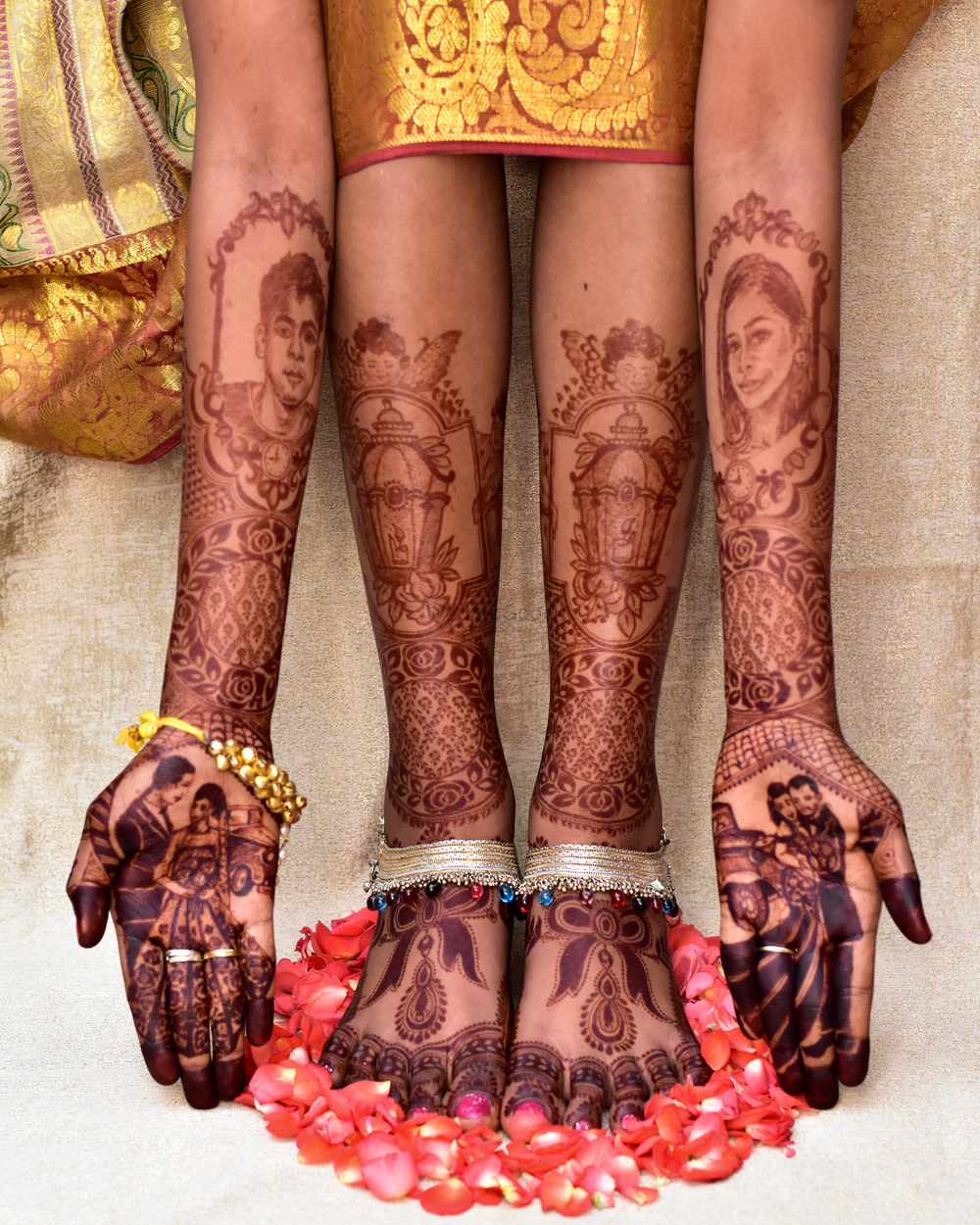 Photo From Aishu Joel's Bridal Mehndi - By Pushpa Mehndi Arts