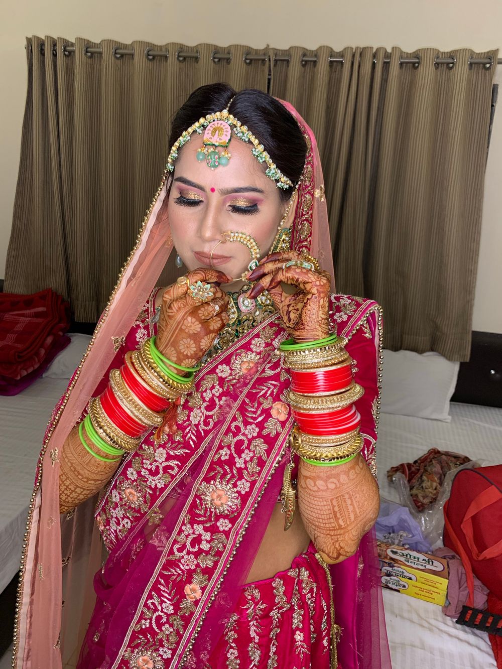 Photo From Bride Pooja for her reception - By Aayushi Makeovers