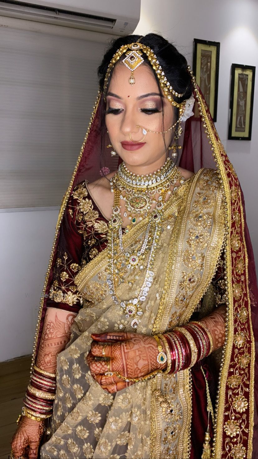 Photo From Bride Anubha for her reception - By Aayushi Makeovers