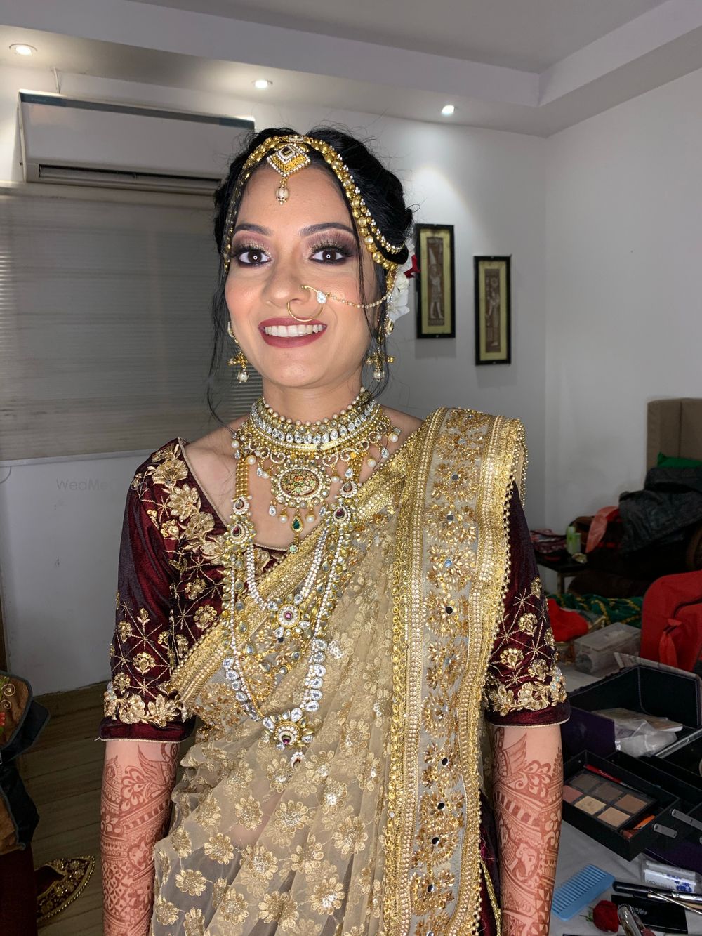 Photo From Bride Anubha for her reception - By Aayushi Makeovers