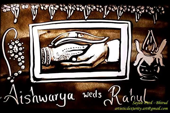 Photo From Aishwarya weds Rahul - By Artistic Dexterity - Bespoke Sand Art Video Invitations