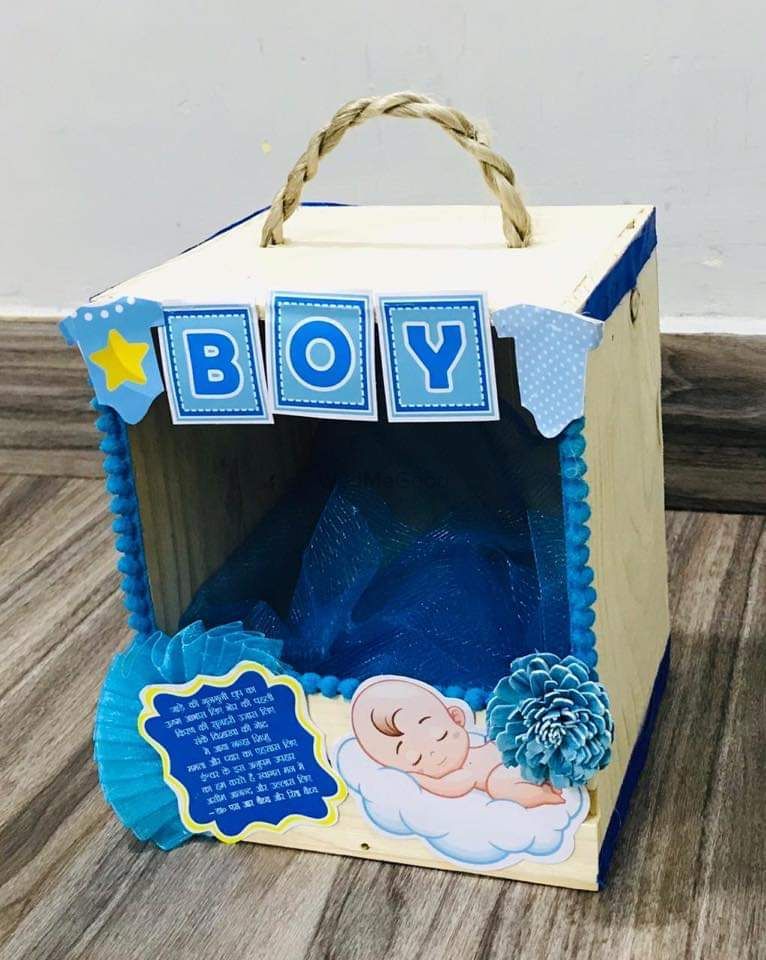 Photo From baby shower n baby announcement hampers - By Elegance Wedding Wraps by Khushboo Jain